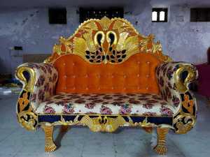 Sofá de Alta Gama para Bodas, Muebles de Recepción de Lujo para Novios, Decoración para Ceremonias de Boda, Salón de Eventos, Hotel, Banquete - Product Image 3