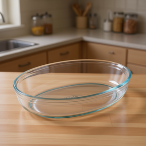 Pirofila Vetro temperato (35x24cm) ovale Transparente 346BC00 1646 - Product Image 3