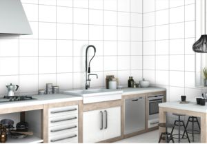 Carreaux muraux en céramique de qualité d'exportation indienne 200x200 MM pour la décoration de comptoir de cuisine pour la vente à l'exportation - Product Image 3