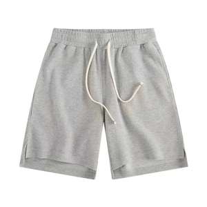 Shorts d'été 2026 en coton uni pour hommes, avec cordon de serrage, décontractés, style Bermuda, colorés, livraison DDP - Product Image 4