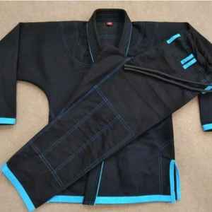 Personnalisé léger 100% coton Logo privé Arts martiaux Jiu Jitsu Jiu Jitsu Gi Logo personnalisé Léger Judo karaté ensemble - Product Image 5