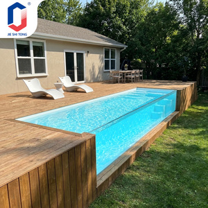 Piscine hors sol en acrylique avec système de filtration, prête à l'emploi, installation facile, pour jardin, cour arrière, maison. - Product Image 1