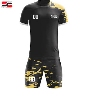 Camiseta de fútbol de poliéster con diseño personalizado sublimado completo, kit de uniforme de fútbol, Conjunto de camiseta de fútbol, ropa deportiva - Product Image 3