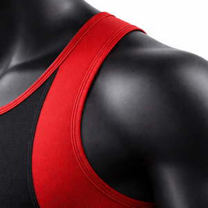 ชุดมวยปล้ำแบบสั่งทำพิเศษสำหรับผู้ชายและเด็กชาย ทรงไฮคัท ฟรีสไตล์ สีน้ำเงินแดง น้ำหนักเบา ประสิทธิภาพสูง ลดราคาพิเศษ - Product Image 6