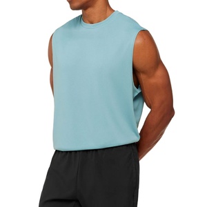 เสื้อกล้ามออกกำลังกายผ้าฝ้ายทรงหลวมแบบสั่งทำพิเศษ รุ่นฮิตปี 2026 ตัดข้าง ทรงปกติ ระบายอากาศได้ดี เหมาะสำหรับการฝึกกล้ามเนื้อ - Product Image 2