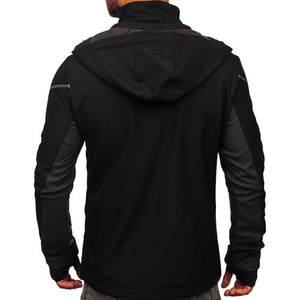 Chaqueta de invierno de buena calidad para hombre, Abrigo con capucha, uniforme deportivo, chaqueta impermeable de concha suave, chaqueta de trabajo impermeable - Product Image 2