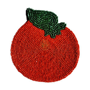 Posavasos hecho a mano con cuentas blancas y rosas, Cupcake redondo y diseño de corazón, alfombrilla y almohadilla, acento de mesa - Product Image 3