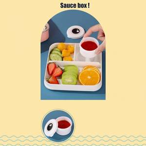 Lonchera Japonesa con Forma de Oso de Carnaval, Contenedor de Acero Inoxidable para Almuerzo, Compartimento Único, Tapa de Plástico Libre de BPA, Baja Preservación - Product Image 4