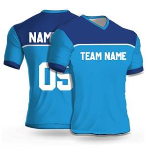 High Quality Breathable Soccer Jersey Custom Sublimated Football Team <b>Shirt</b> with Customizable Name Print - Product Image 1