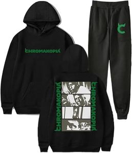 Ensemble de survêtement unisexe personnalisé 2024, écologique, imprimé, respirant, en polaire technique, pantalon à capuche, style hip-hop, décontracté, hiver - Product Image 4