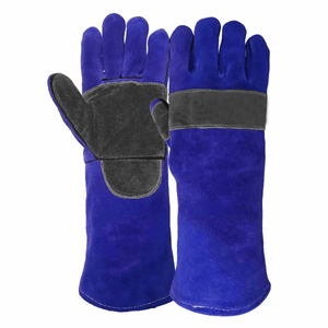 Gant de soudage en cuir de vache résistant aux hautes températures, spécial soudeur, anti-brûlure, gant de travail - Product Image 6