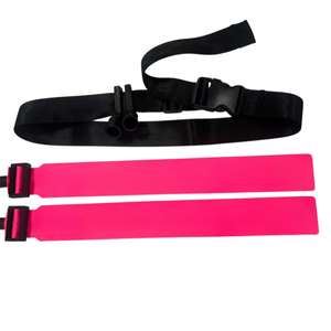 Ceintures de flag football personnalisables avec drapeaux détachables, équipement d'entraînement et de jeu durable, taille du drapeau 5,0x42 cm, MOQ à partir de 5 ensembles - Product Image 2