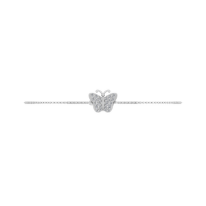Luxury 950 Platinum IGI Certified Lab Grown Diamond Butterfly Tennis <b>Bracelet</b> Minimalist Fine Chain Link Jewelry for Weddings - Product Image 3