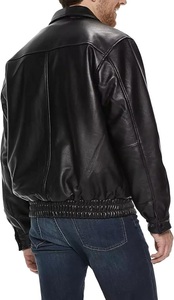 Vestes en cuir à manches longues élégantes pour hommes Design en toile personnalisable Prix abordable - Product Image 2