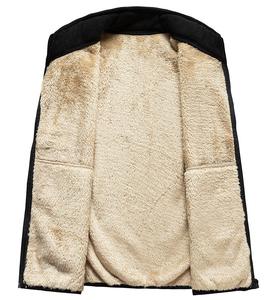 Custom Reversible Windproof <b>Men's</b> Waistcoat Breathable Polyester <b>Fleece</b> <b>Vest</b> Lightweight Winter Outer Wear - Product Image 4