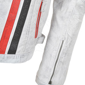 Diseña Tu Propia Chaqueta de Motociclista de Cuero Personalizada para Hombre, Transpirable, de Alta Calidad, al por Mayor, para Todas las Temporadas - Product Image 6