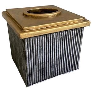 Design exclusif Hôtels Restaurants Vaisselle Décoration Boîte de décoration de table Boîte à serviettes carrée dorée Hôtels Restaurants - Product Image 3