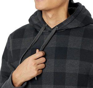 Pulls à capuche personnalisés pour hommes vêtements décontractés de haute qualité fabriqués au Pakistan pour l'hiver col à capuche à motif solide - Product Image 6