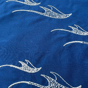 Màu xanh đậm màu sắc với nhà cung cấp tốt nhất Chất lượng cao nhất mới nhất thiết kế làm cho sản phẩm độc đáo thêu MANTA người đàn ông bãi biển quần short - Product Image 6