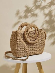 Bolso de mano de algas marinas naturales, cesta de almacenamiento multiusos, moda de mimbre, diseños OEM para mujer, artesanía de Vietnam HNH no plegable - Product Image 6