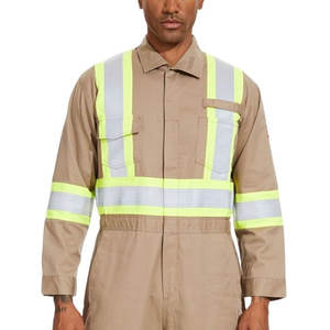 Uniforme de sécurité respirant pour vêtements de travail de couleur marron 2025 pour hommes, caractéristiques antistatiques et étanches à haute visibilité, uniforme de sécurité - Product Image 4