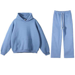 Set Unisex felpa con cappuccio da uomo donna in due pezzi felpa con cappuccio - Product Image 3