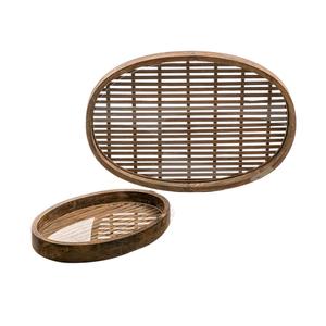 Plateau de service en métal artisanal pour la décoration de table de fête de mariage, plateau de service en métal avec finition polie brillante - Product Image 6