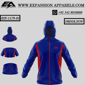 Men's High Quality 100% Polyester Rain Jacket Washable <b>Winter</b> <b>Sports</b> Wear Full Sleeve Hooded Water Resistance Puffer Jacket - Product Image 5