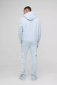 Chándales con capucha con gráfico de ajuste regular personalizado para hombre, ropa informal, chándal transpirable y cómodo para hombre - Product Image 2