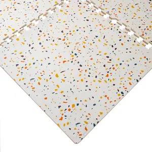 DONGHANG OEM vente en gros de tapis de jeu en EVA à motifs terrazzo, interverrouillable, stratifié, imperméable, isolant thermique pour la décoration de la maison des bébés - Product Image 4