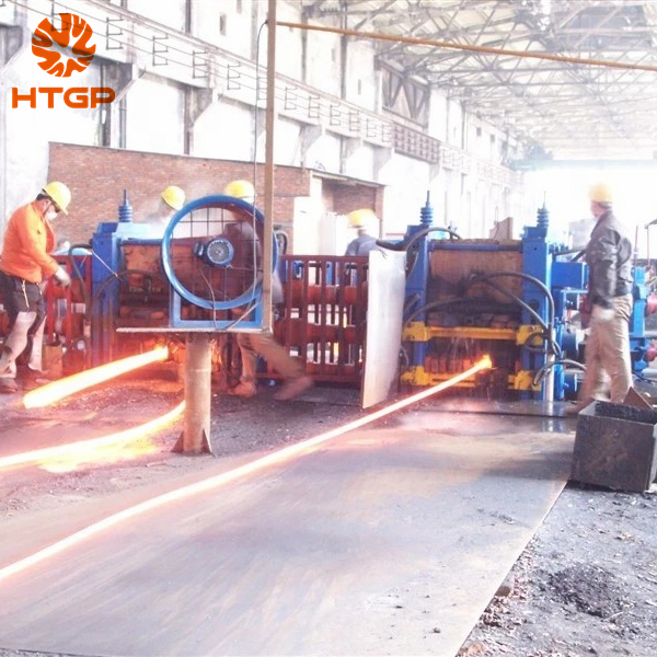 Hongteng 3tph-10tph 6Mm-32Mm Rebar Baja Kasar Mini Kecil, Mesin Penggilingan Penggulung Baja Batang Tmt