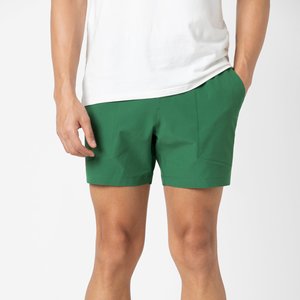Shorts Bermuda Verts Unis pour Hommes, Taille Élastique, Séchage Rapide, Respirants, Sportifs, Motif Tie-Dye, Poches, Taille Mi-Haute, Non Tissés - Product Image 1