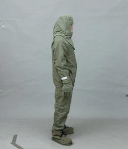 ชุดนักดับเพลิง4ชั้นเครื่องแบบดับเพลิงและดับเพลิงลายทแยง Nomex สีน้ำเงินกองทัพเรือคลาสสิกของ Aramid - Product Image 3