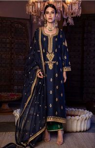 NEW--STYLISH และหรูหรายาว KURTA & PLAZO บนผ้าไหมประดับลูกปัดแก้วคริสตัล DABKA ทำงานสำหรับงานปาร์ตี้-สวมใส่ @ 2022 - Product Image 2