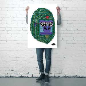 Affiche Herbert the Hypno Ape pour décoration murale, collection Mulga - Product Image 1