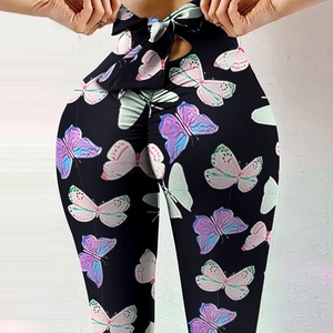 Women Tight Fitting <b>Butt</b> <b>Lifting</b> Pants Quick Dry Bow Tie Scrunch <b>Butt</b> Scrunch <b>Butt</b> Yoga <b>Leggings</b> And Elastic Waist in Pakistan - Product Image 4