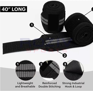 Coderas Deportivas Ajustables, Soporte de Algodón Transpirable y Ligero para Alivio del Dolor, Envolturas de Soporte para Codos para Gimnasio y Levantamiento de Pesas, Unisex - Product Image 2