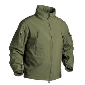 Men's Casual Softshell <b>Jacket</b> <b>with</b> <b>Fleece</b> <b>Lining</b> Hooded Design Windproof & Breathable Fabric Finished Processing - Product Image 4