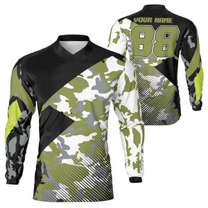 Jersey de Motocross MX de Diseño Personalizado, Ropa de Motocross Juvenil Unisex, Jersey de Carreras MX, Jersey de Práctica de Motocross - Product Image 1