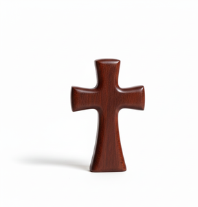 High Quality Custom Solid Wood Polished Eco-Friendly Christian Cross Handmade Religious <b>Wall</b>-Mounted Art Home Church Chapel - Product Image 5