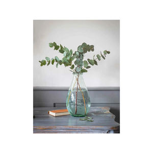 New Arrival Best Quality Recycled <b>Glass</b> <b>Bud</b> Chunky Rim <b>Vase</b> for Home Decor - Product Image 1