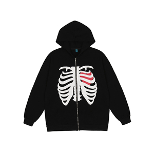 Sudadera personalizada 3XL Plus para hombre, Sudadera con capucha, lavado ácido, algodón, forro polar, peso pesado, impresión Digital, sudaderas gráficas 3D Puff - Product Image 6