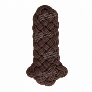 Hombreras de uniforme profesional Accesorios ceremoniales de cordón recubiertos de alta calidad personalizados - Product Image 2