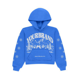 Sweat à capuche zippé personnalisé pour hommes Meilleure qualité Blanks 400 GSM Sweat à capuche en coton polaire lourd respirant imprimé Sweat à capuche - Product Image 3