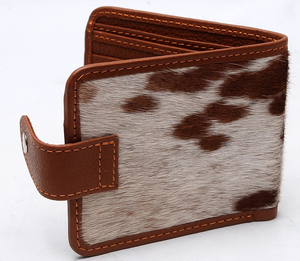 Ensemble de portefeuilles en cuir pleine fleur Crazy Horse avec logo personnalisé, porte-cartes en cuir véritable fait main multifonctionnel pour homme - Product Image 5