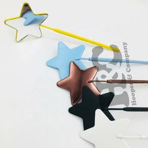 Premium Quality HOOPER COMPANY Star Design <b>Heart</b> Eyelash Extension Mirror Plastic Custom Design Private Label Logo <b>Black</b> - Product Image 2