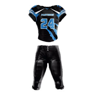 Uniformes de Fútbol Americano Personalizados por Sublimación para Adultos, Pantalones y Camisetas Transpirables con Logotipo Frontal, Unisex de Alta Calidad - Product Image 1