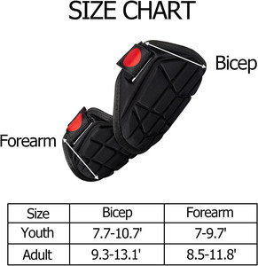 Protector de Brazo para Entrenamiento de Bateo de Béisbol, Protector de Codo para Bateo de Softbol, para Zurdos o Diestros, Protector de Codo de Béisbol de Tamaño Personalizado - Product Image 5