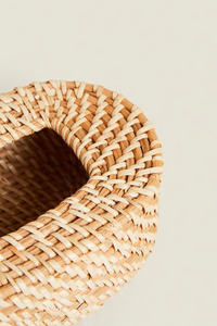 Soporte para toallitas de ratán para bebé, soporte para toallitas de ratán bicolor - Product Image 5