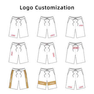 Shorts pour hommes de 5 pouces, style streetwear, non tissés, avec poches, impression personnalisée, respirants, compression, service OEM, vente en gros, décontractés - Product Image 6